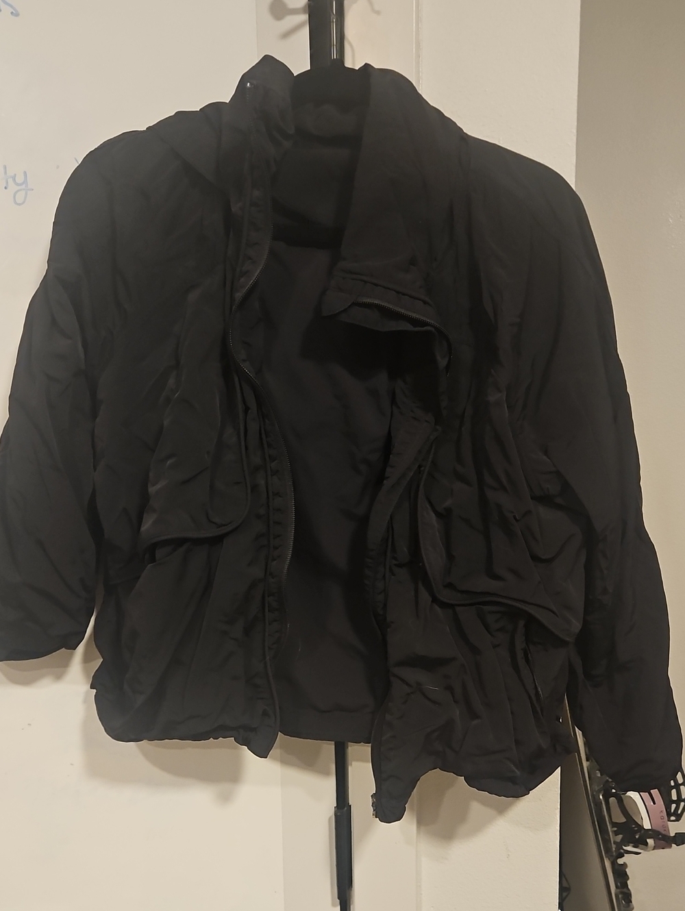 Lululemon  Black Women's Hooded Coat - Classic Lightweight Jacket